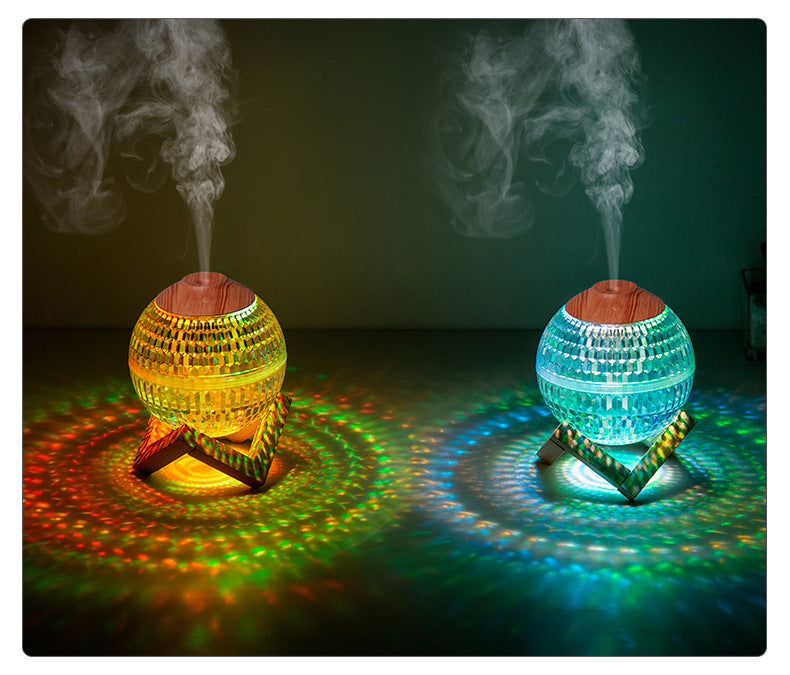 Crystal ball shaped humidifier