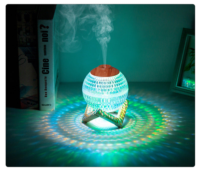 Crystal ball shaped humidifier