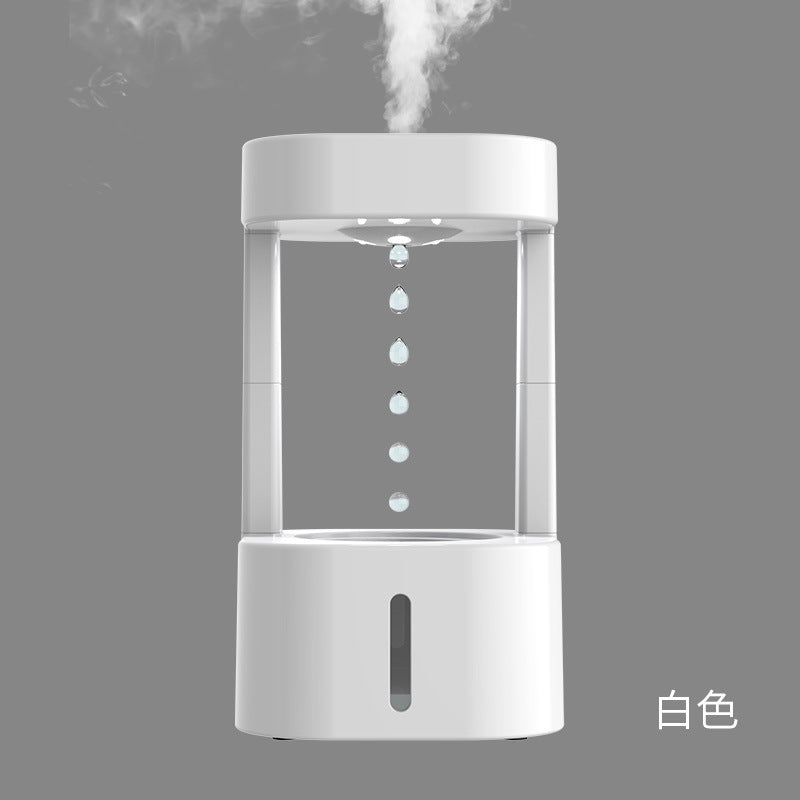 Anti-gravity visual humidifier