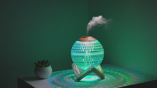 Crystal ball shaped humidifier